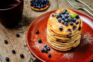 Blueberry Buckwheat Pancakes #glutenfree #recipe | Vitacost.com/blog