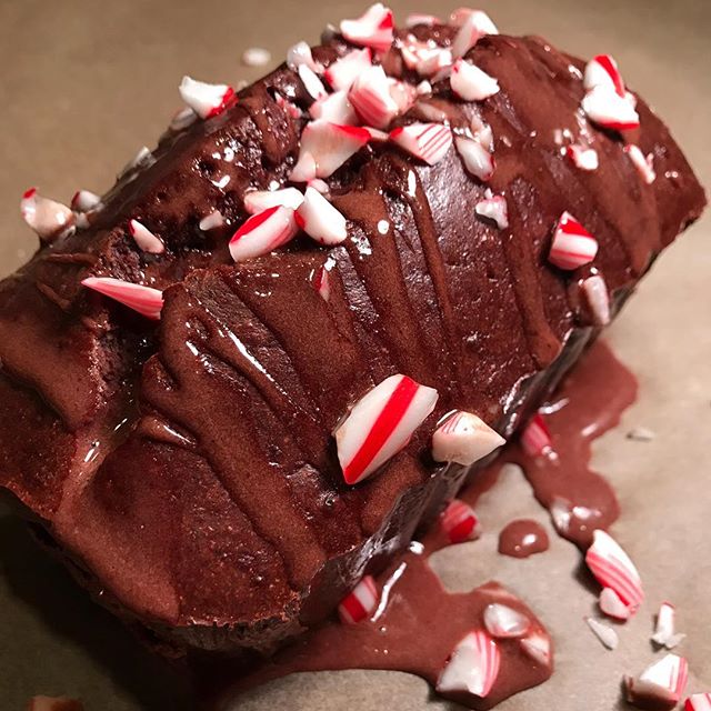Simple, 3-Step Mint-Chocolate Bread Recipe  Chocolate Protein Bread with Peppermint & Protein Glaze #recipe | Vitacost.com/blog