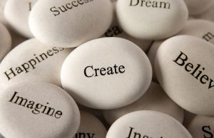 Stones with Inspirational Words to Help Set an Intention for the New Year | Vitacost.com/blog