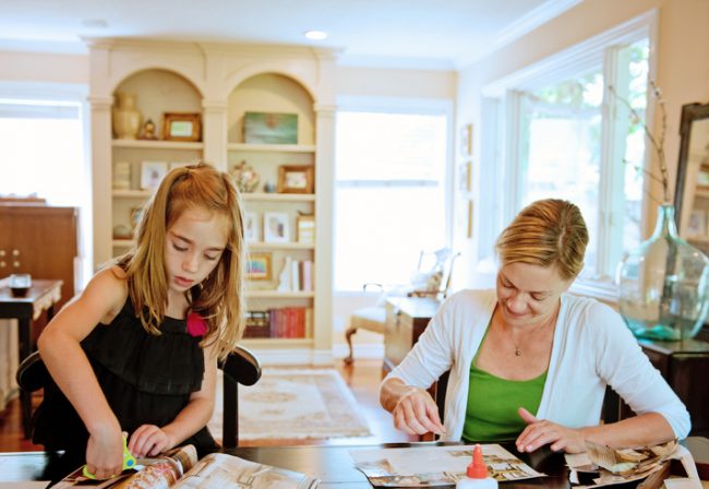 DIY Vision Board for the New Year  Mother and Daughter Make Vision Boards to Reach Goals | Vitacost.com/Blog
