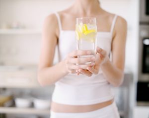 Woman Drinks Lemon Water for a Detox Diet #dietplan | Vitacost.com/blog