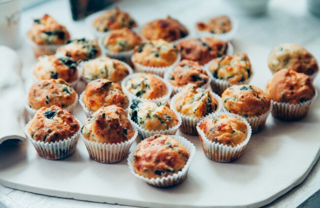 36 Easy Chocolate Recipes for Valentine’s Day Chocolate Chip Zucchini Muffins on Platter | Vitacost.com/Blog