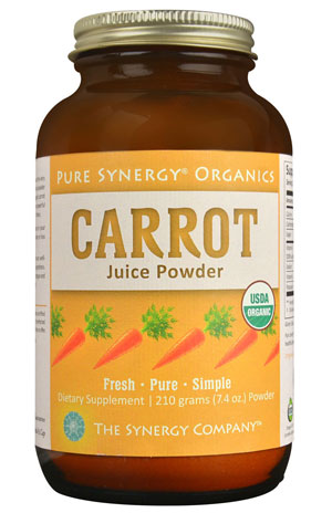 Pure Synergy Organics Carrot Juice Powder | Vitacost.com/blog