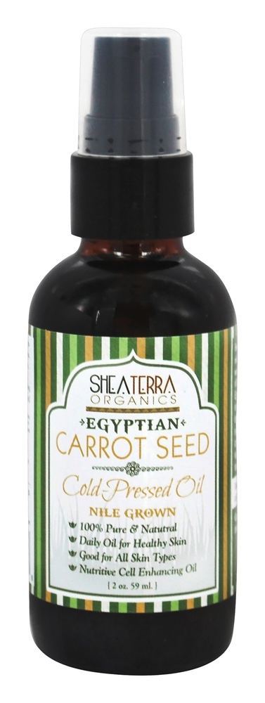 Shea Terra Organics Egyptian Carrot Seed Oil | Vitacost.com/blog