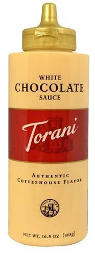 Bottle of Torani White Chocolate Sauce for Coconut Milk Ice Cream | Vitacost.com/blog