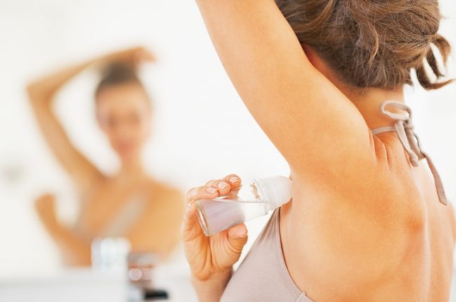 Woman Applying Safe and Non-Toxic Natural Deodorant | Vitacost.com/blog
