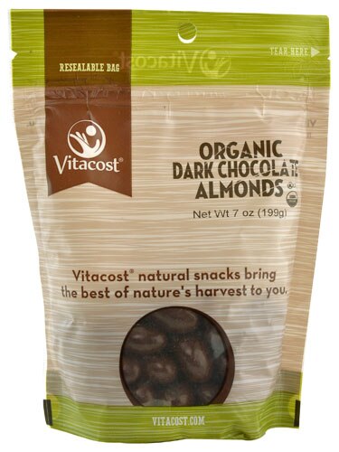 Bag of Vitacost Dark Chocolate Almonds for Coconut Milk Ice Cream | Vitacost.com/blog