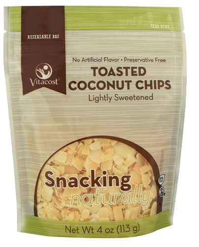 Bag of Coconut Chips for Cherry Smoothie Bowl | Vitacost.com/blog