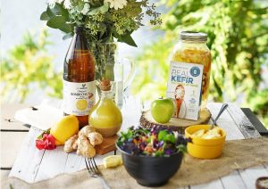 Fermented Apples and Salad with Kombucha Dressing | Vitacost.com/Blog