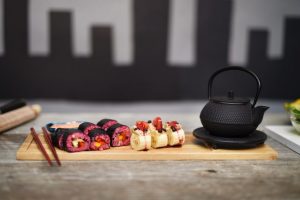 Banana Sushi Roll for Dessert Topped with Nut Butter, Seeds and Granola | Vitacost.com/Blog