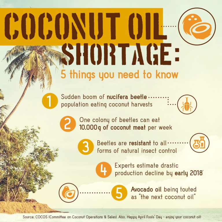 5 Fast Facts About the Coconut Oil Shortage
