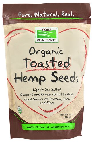 Bag of NOW Foods Organic Toasted Hemp Seeds for Layered Fruit Smoothie | Vitacost.com/blog