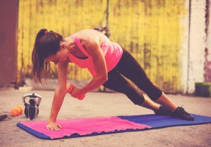 Woman on Mat Performing Circuit Training Routine | Vitacost.com/Blog