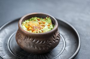 Creamy Cilantro and Pea Chutney Topped with Crushed Red Pepper | Vitacost.com/Blog