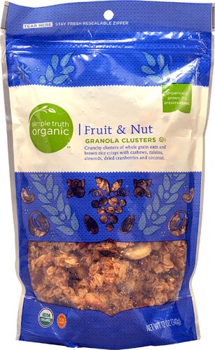 Bag of Simple Truth Granola for Acai Smoothie Bowl | Vitacost.com/blog