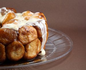 Side of Whole Wheat Monkey Bread with Vanilla Icing | Vitacost.com/blog