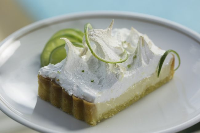 Key Lime Pie Dessert Bar on Plate | Vitacost.com/Blog
