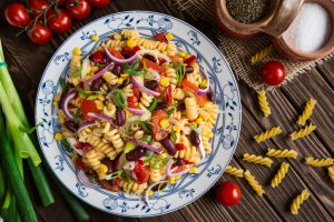 Black Bean & Corn Chickpea-Based Pasta Salad | Vitacost.com/Blog