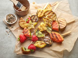 Grilled Summer Fruit on Wooden Skewers | Vitacost.com/Blog
