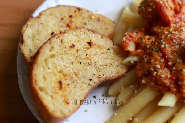 Garlic Bread with Shredded Coconut & Red Pepper Flakes Garlic Bread with Shredded Coconut & Red Pepper Flakes | Vitacost.com/blog