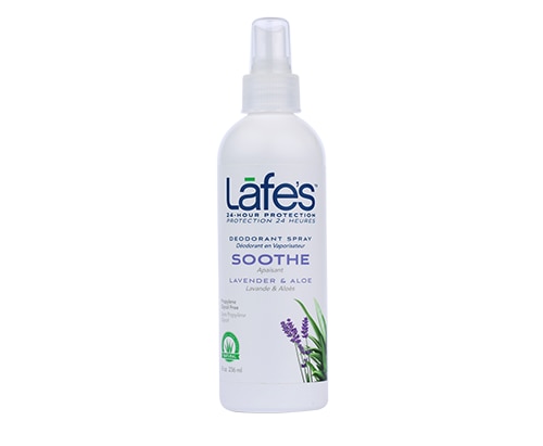 Lafes Lavender Soothe Deodorant Spray | Vitacost.com/Blog