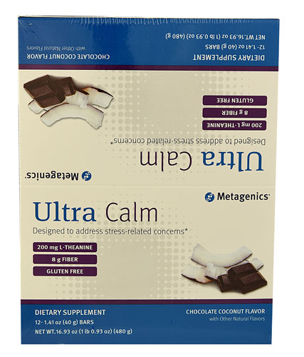 Top 10 Bars to Buy from Vitacost (and why) Metagenics Chocolate-Coconut Ultra Calm Bar | Vitacost.com/Blog