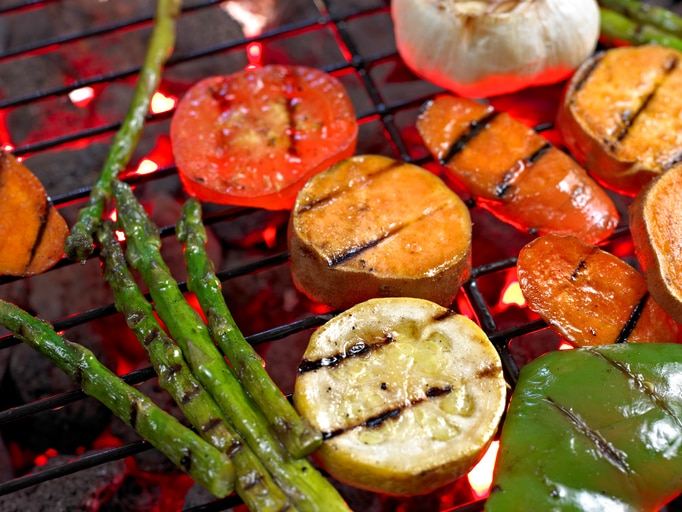 Asparagus, Sweet Potato and Yellow Squash on Grill | Vitacost.com/Blog