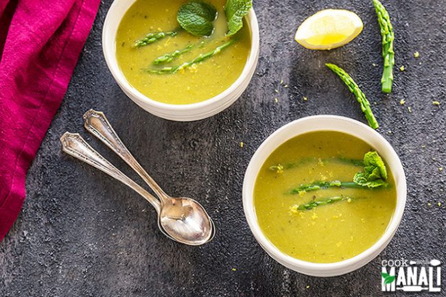 Vegan Asparagus-Lemon Instant Pot Soup Recipe Vegan Asparagus-Lemon Soup | Vitacost.com/Blog