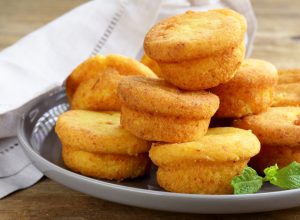 Batch of Rosemary Mini Muffins on Plate | Vitacost.com/blog