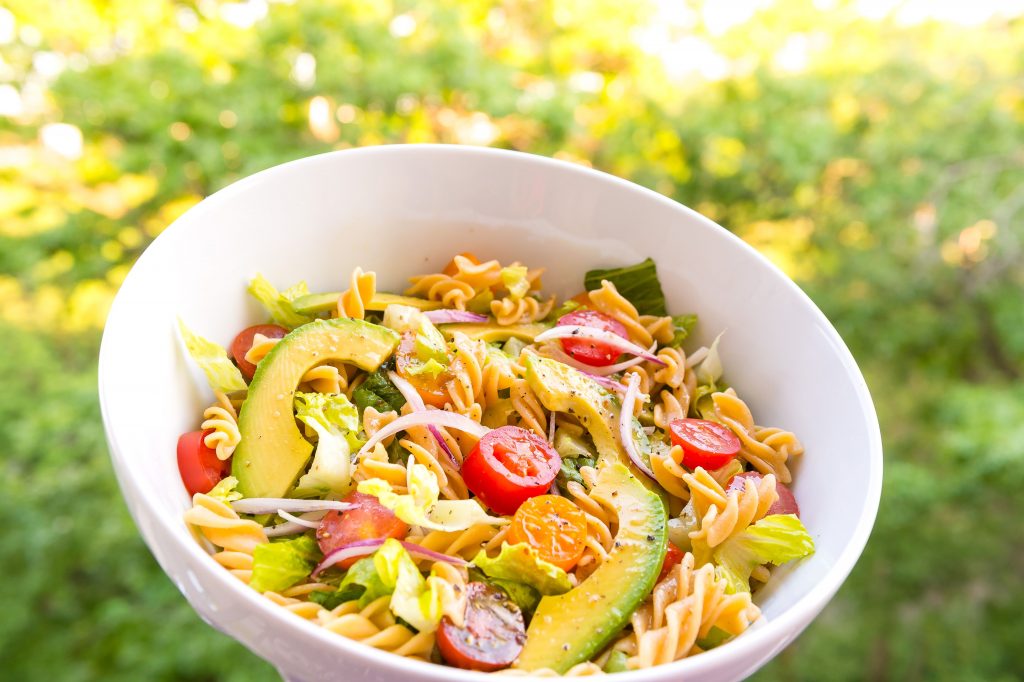 Honey Mustard Pasta Salad with Chickpea Fusilli Vitacost Blog