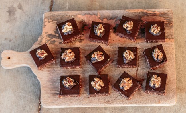 3-Ingredient Raw Vegan Brownies | Vitacost.com/Blog