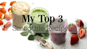 3 Super-Healthy Smoothie Recipes - Orange, Green & Purple on White Table | Vitacost.com/blog