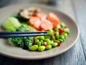 Homemade Steamed Vegetables in Bowl with Chopsticks | Vitacost.com/Blog
