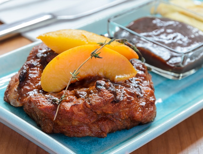 Grilled Pork Tenderloin Recipe with Sorghum & Peaches  Grilled Pork Tenderloin with Peaches | Vitacost.com/blog