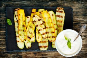 Grilled Squash Strips with Vegan Cashew Cream | Vitacost.com/blog