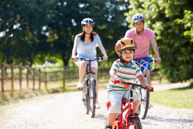 Healthy Family Riding Bicycles | Vitacost.com/Blog