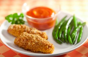 Almond Flour Breaded Chicken Tenders with Green Beans and Homemade Honey Mustard | Vitacost.com/Blog