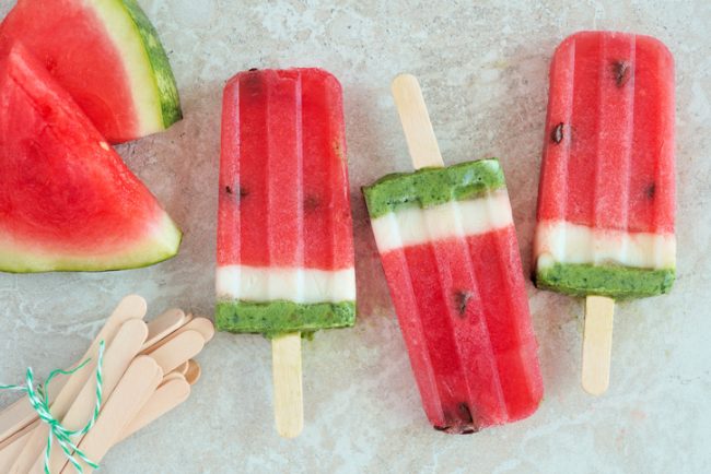 Watermelon Recipes: Salads, Slushies & Snacks Homemade Watermelon Ice Pops | Vitacost.com/Blog
