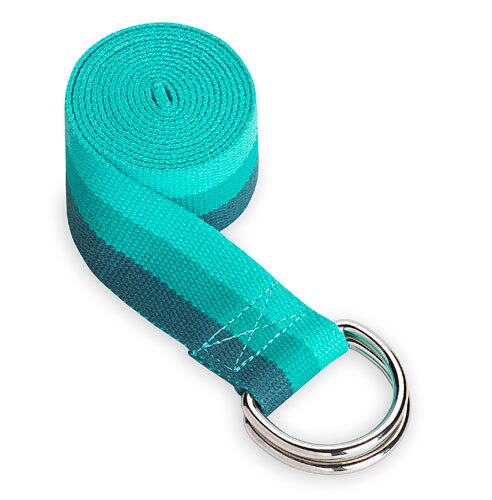 Gaiam Yoga Strap in Lush Teal | Vitacost.com/Blog