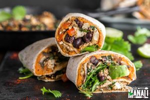 Homemade Vegan Black Bean Breakfast Burritos | Vitacost.com/Blog