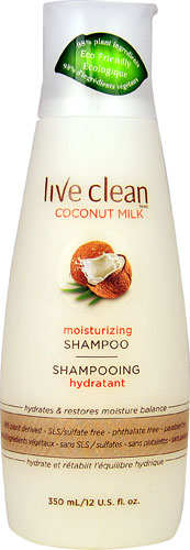 Live Clean Coconut Milk Moisturizing Shampoo | Vitacost.com/Blog
