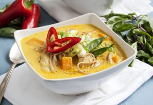 Homemade Sweet Potato Curry Chicken Noodle Soup | Vitacost.com/Blog