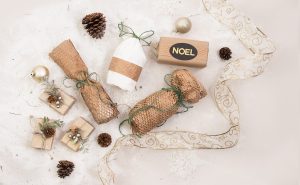 Holiday Gifts Wrapped Using Packaging Paper and Twine | Vitacost.com/Blog