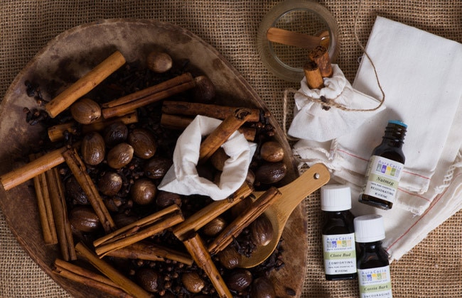 DIY Potpourri for the Holidays DIY Potpourri with Cinnamon & Nutmeg in Wooden Bowl | Vitacost.com/blog
