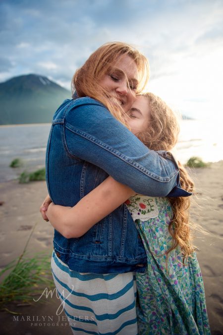 How to Get Healthy with Heather Porhola Vitacost Influencer Healther Porhola Hugging Her Supportive Daughter | Vitacost.com/Blog