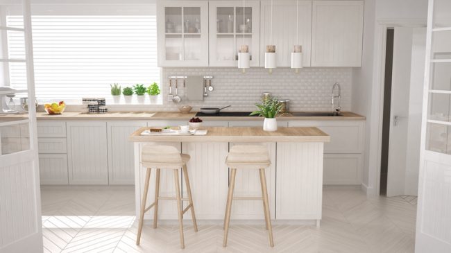 Clean Kitchen with Air Purifying Houseplants and Organic Fruits Bowl | Vitacost.com/Blog