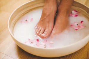 Feet in At-Home Foot Soak to Relieve Discomfort | Vitacost.com/Blog