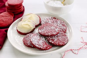 Homemade Red Velvet Cookies with Cream Cheese Frosting | Vitacost.com/Blog