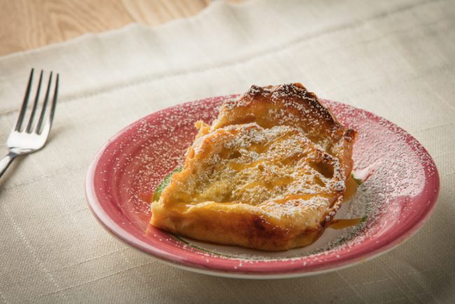 Two Slices of Stuffed French Toast with Powdered Sugar | Vitacost.com/blog