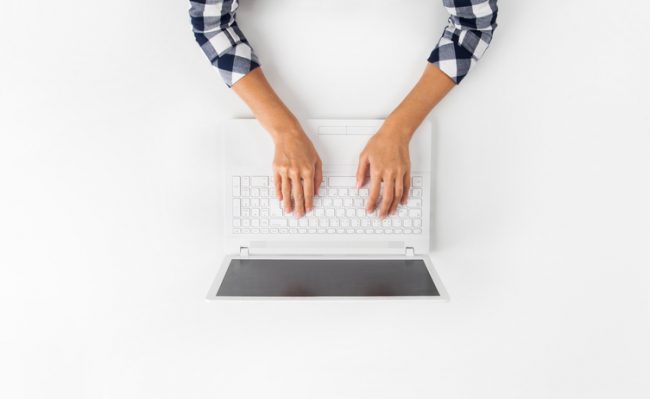 Hands Typing at Laptop at Risk for Developing Health Issues | Vitacost.com/blog